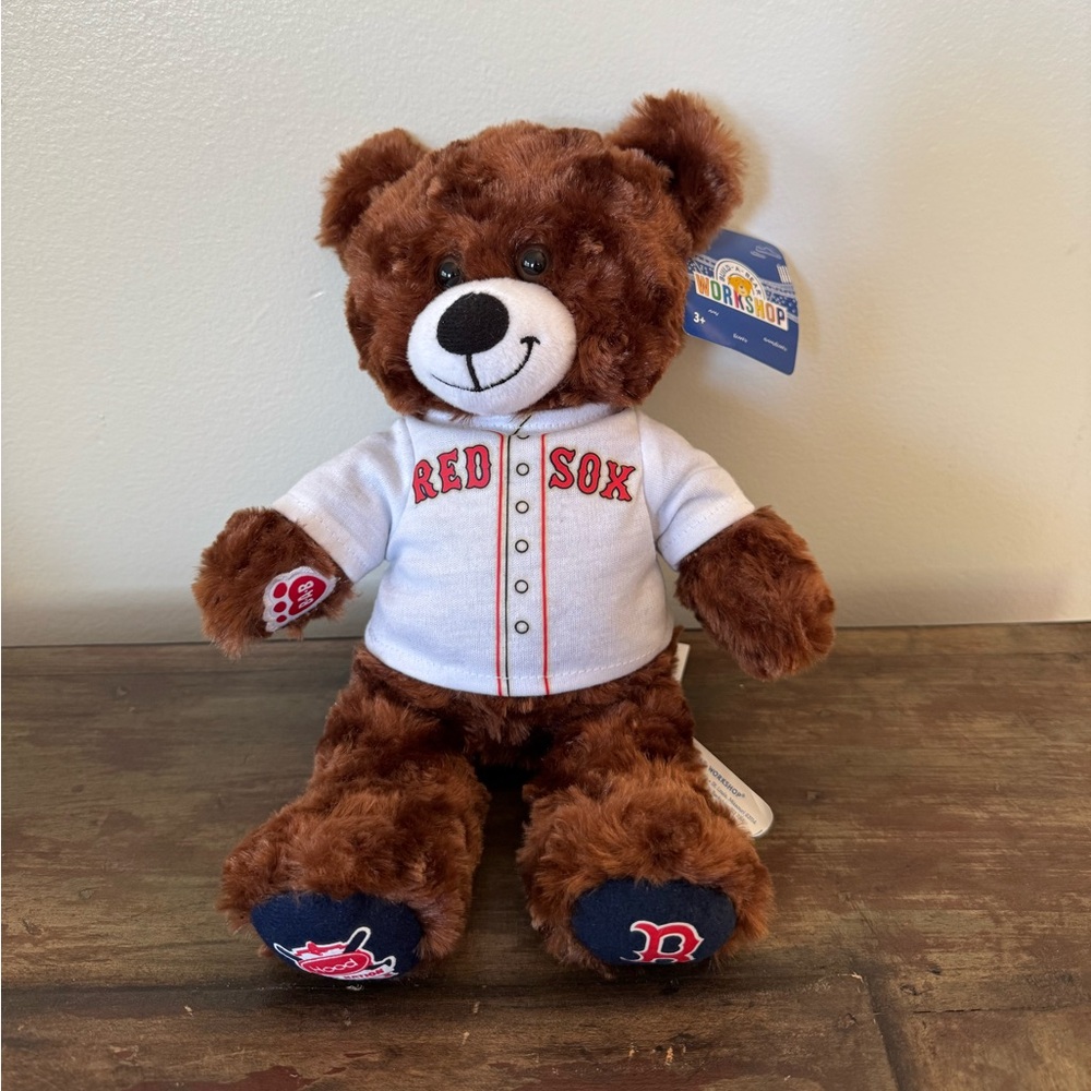Build-A-Bear Workshop‎ Boston Red Sox Teddy Bear plush toy stuffed animal kids